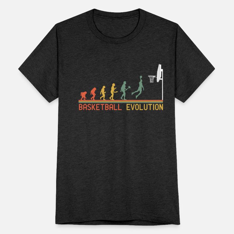 Retro Athlete Ball Game Sport Basketball Evolution