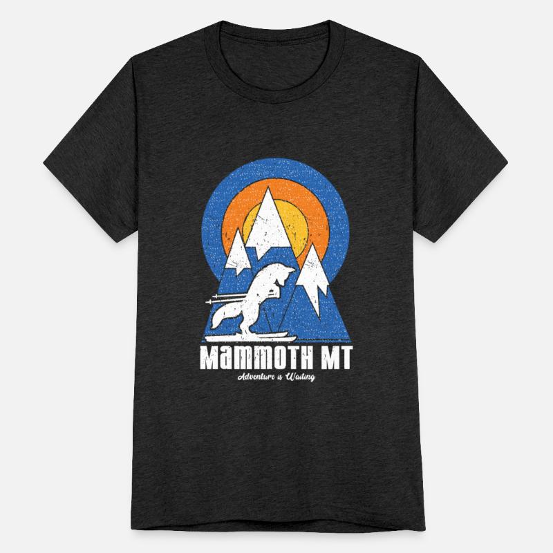 Retro Mammoth Mountain Ski White Fox