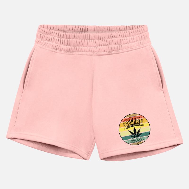 Retro Weed Cannabis Leaf