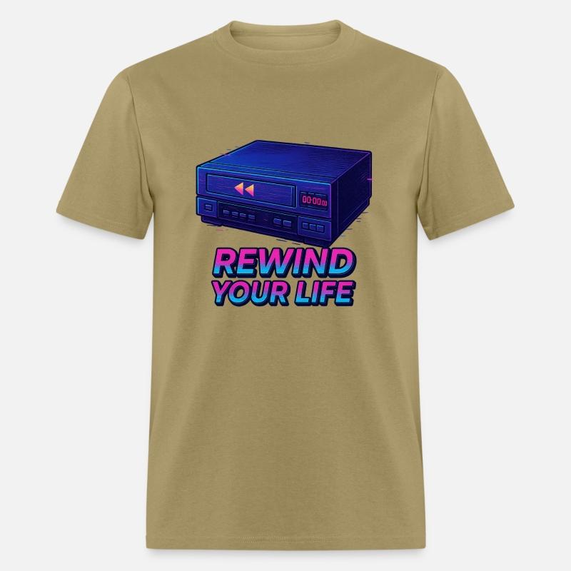 Rewind Your Life - VHS Player Retro Design