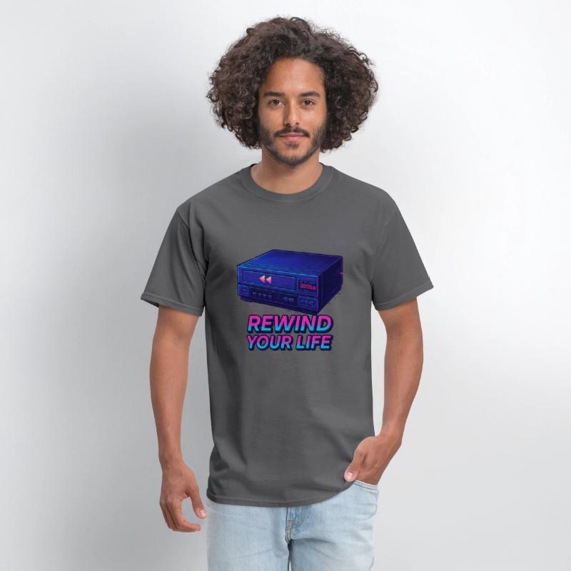 Rewind Your Life - VHS Player Retro Design