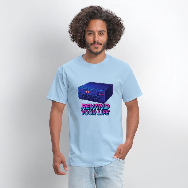 Rewind Your Life - VHS Player Retro Design