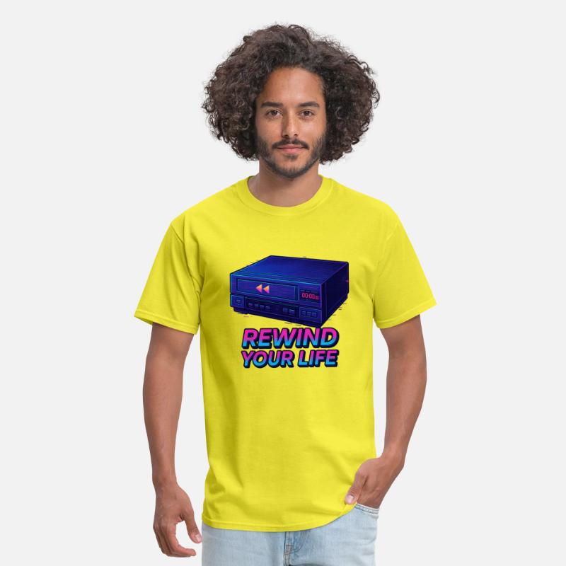 Rewind Your Life - VHS Player Retro Design