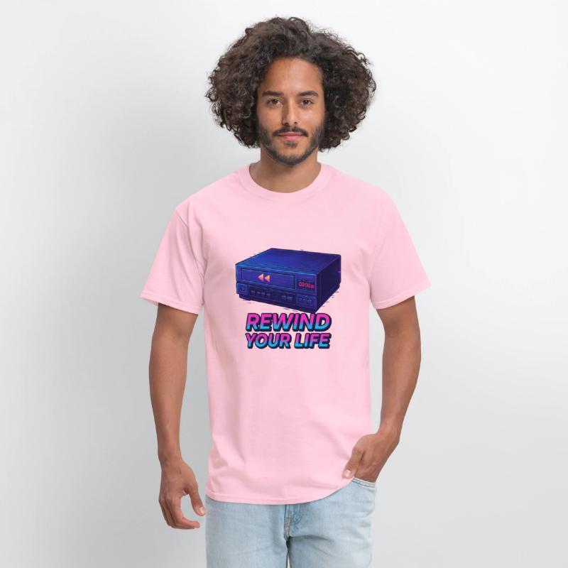 Rewind Your Life - VHS Player Retro Design