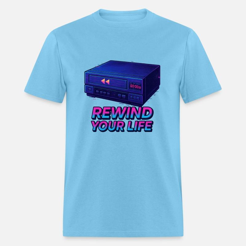 Rewind Your Life - VHS Player Retro Design