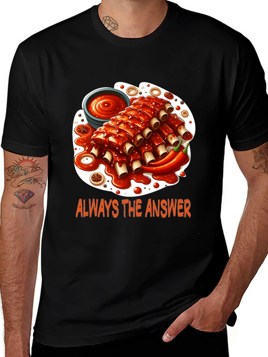 Ribs Graphic T-Shirt - Always the Answer