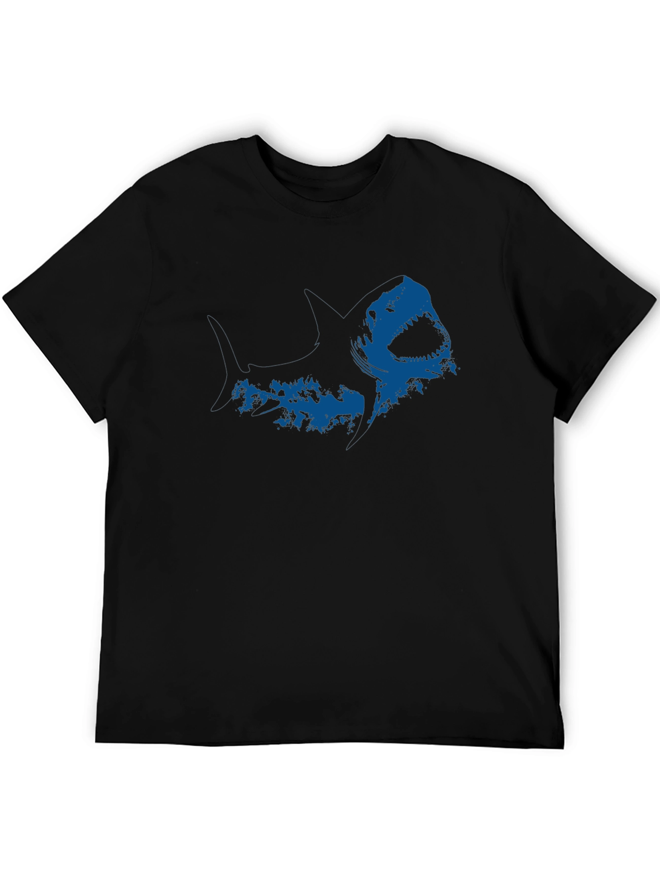 Shark Graphic Black T-Shirt