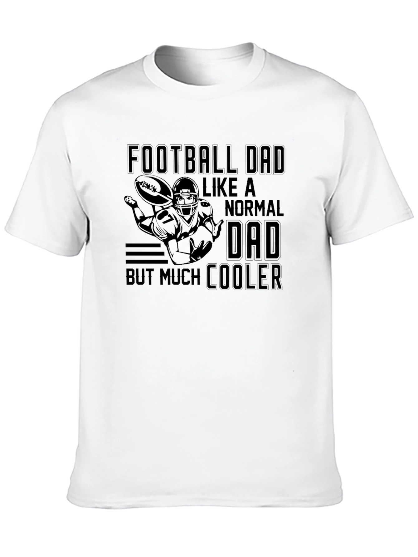 Football Dad T-Shirt - Cool Fathers Day Tee