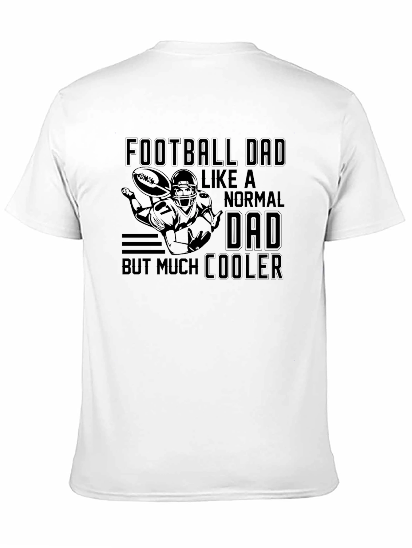 Football Dad T-Shirt - Cool Fathers Day Tee