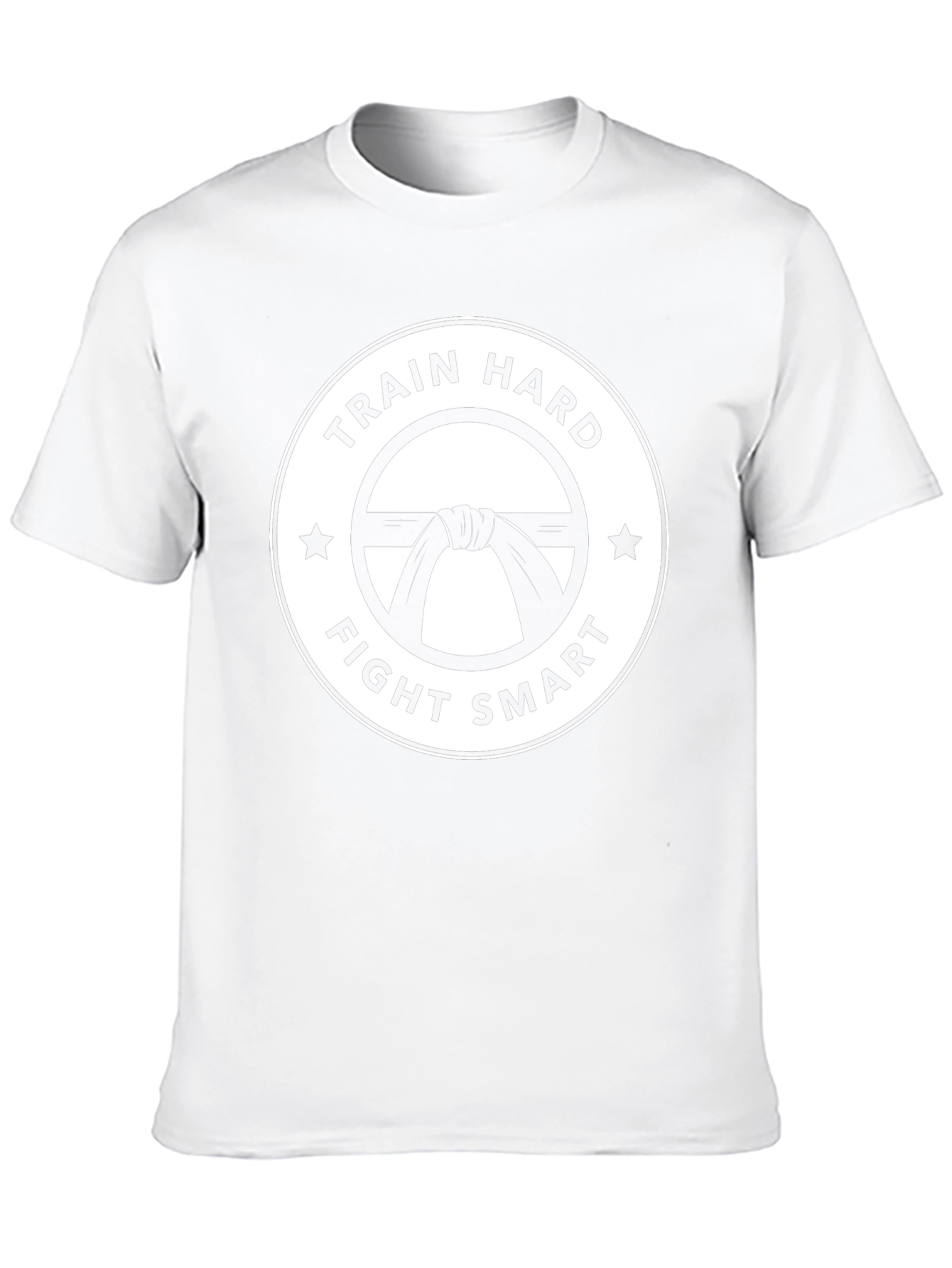 Train Hard Fight Smart Black T-Shirt