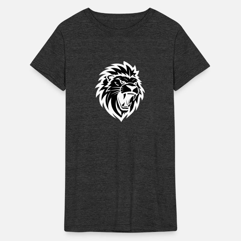 Roaring Lion Head Tattoo Style Elegant Mane