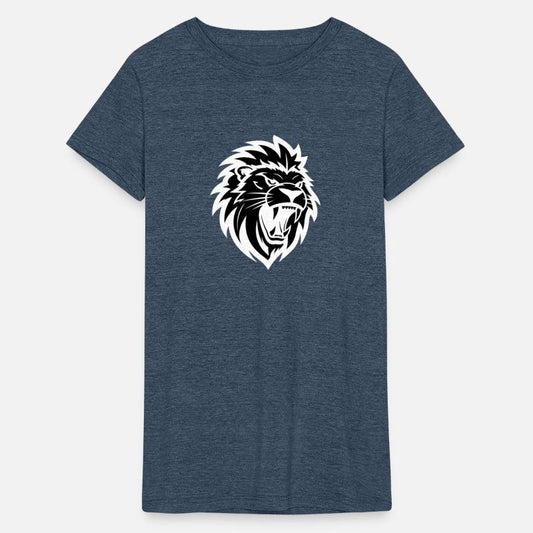 Roaring Lion Head Tattoo Style Elegant Mane