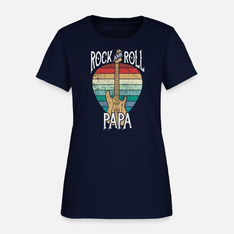 Rock n Roll Papa Vintage Guitar Player Gift