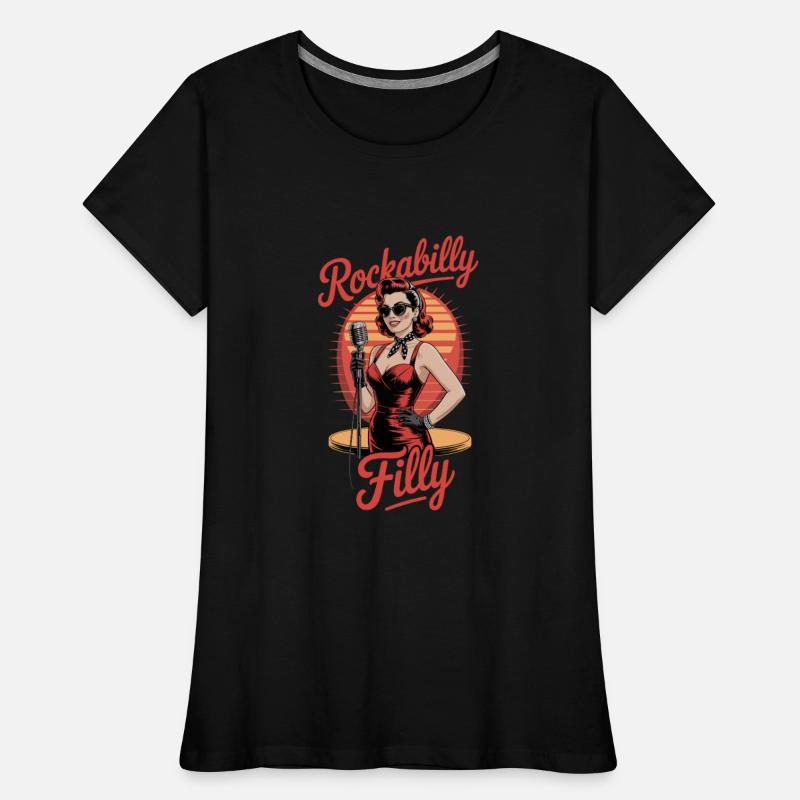 Rockabilly Filly Retro Vibes Iconic Style with