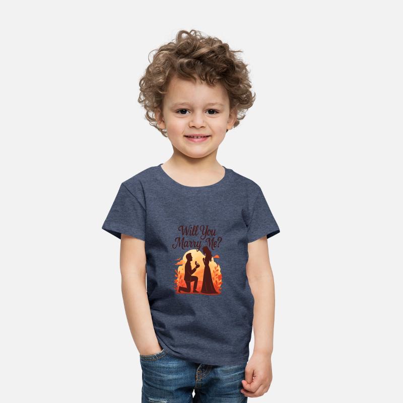 Romantic Sunset Proposal Illustration