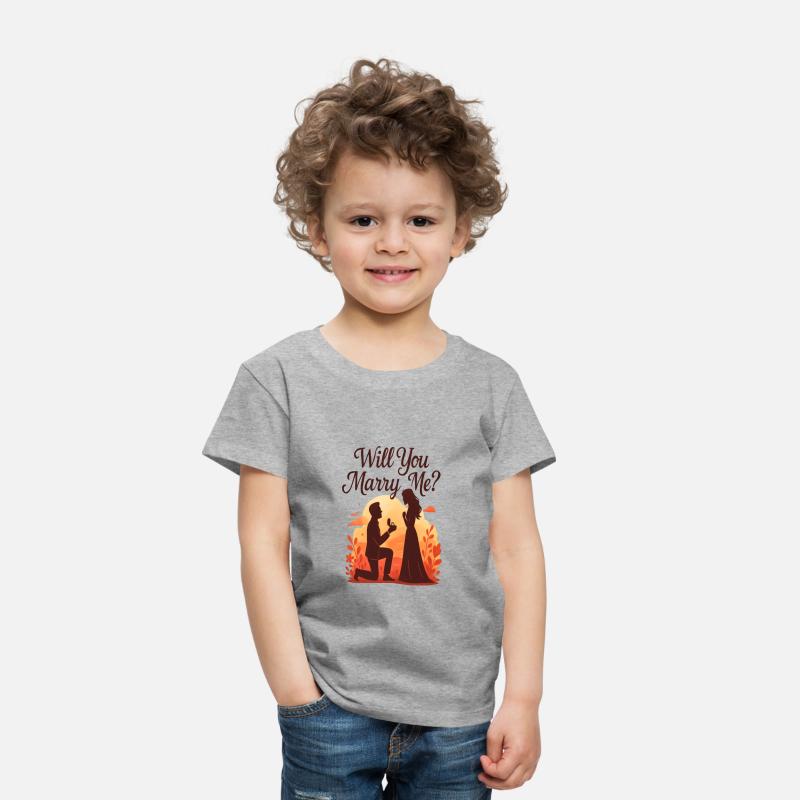 Romantic Sunset Proposal Illustration