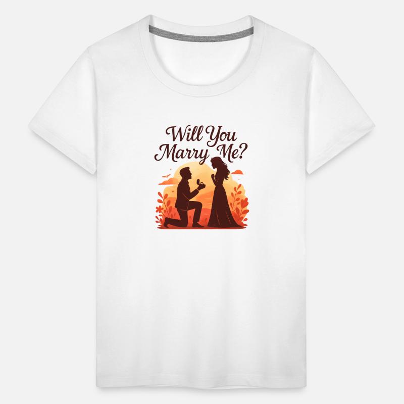 Romantic Sunset Proposal Illustration