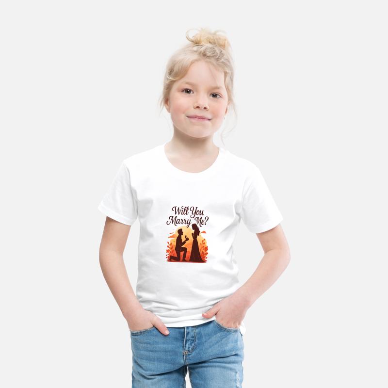 Romantic Sunset Proposal Illustration