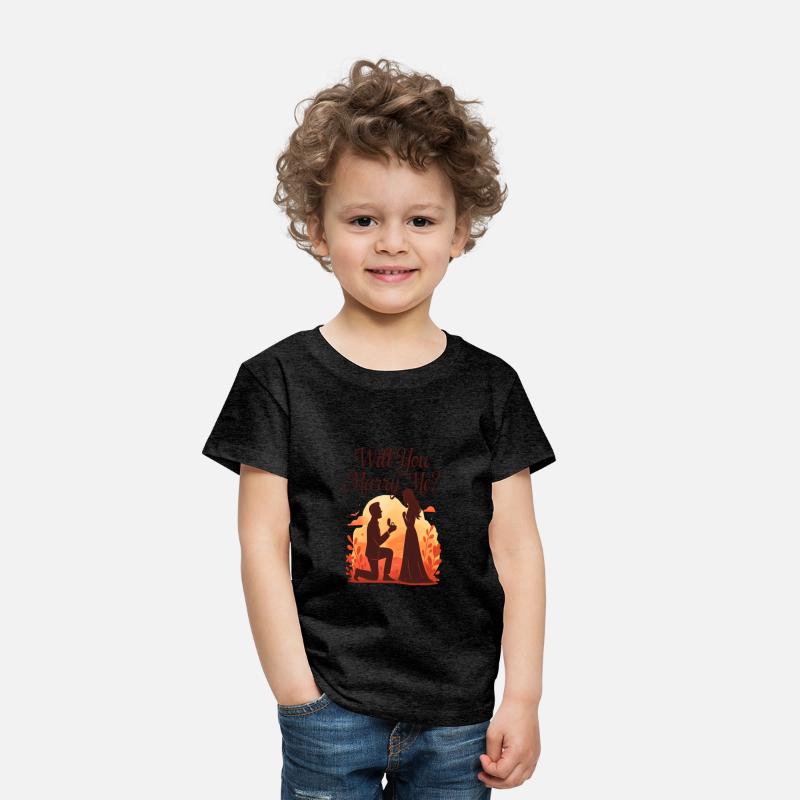 Romantic Sunset Proposal Illustration