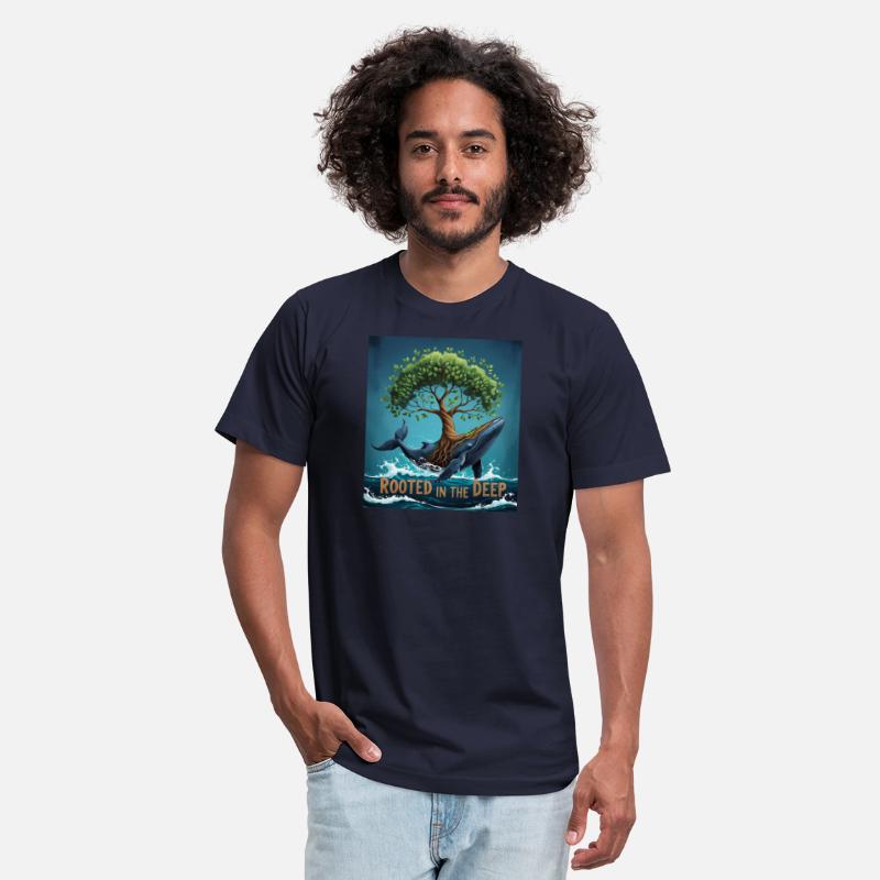 Rooted in the Deep – Whale & Tree Hybrid T-Shirt