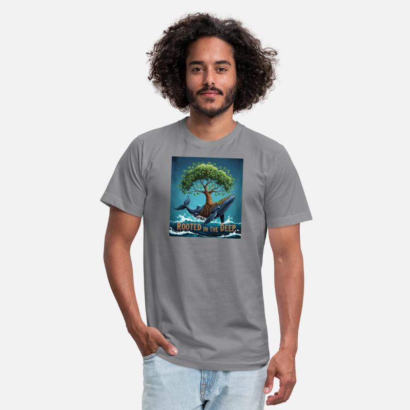 Rooted in the Deep – Whale & Tree Hybrid T-Shirt