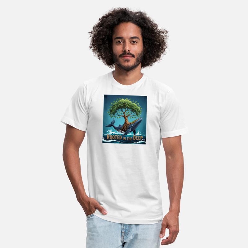 Rooted in the Deep – Whale & Tree Hybrid T-Shirt