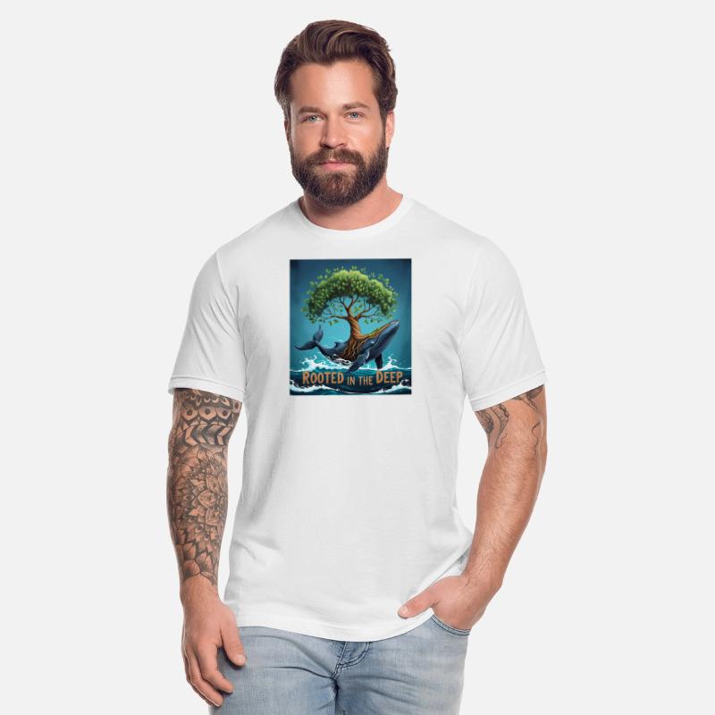 Rooted in the Deep – Whale & Tree Hybrid T-Shirt