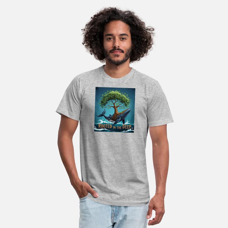 Rooted in the Deep – Whale & Tree Hybrid T-Shirt