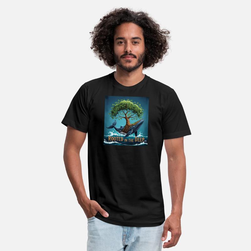 Rooted in the Deep – Whale & Tree Hybrid T-Shirt