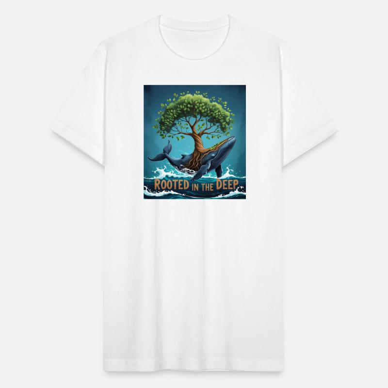Rooted in the Deep – Whale & Tree Hybrid T-Shirt