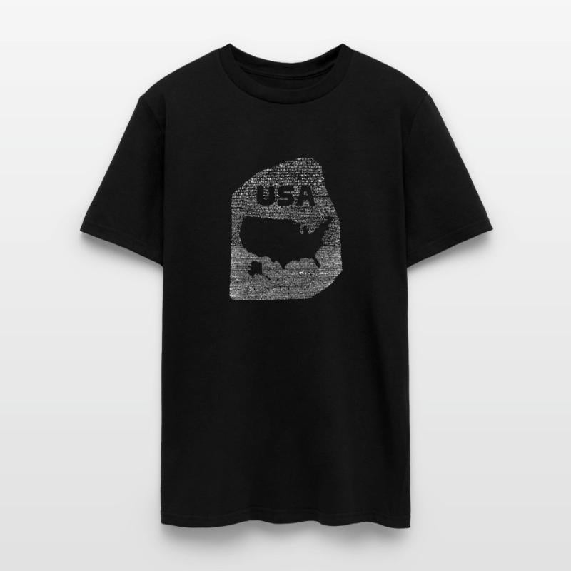 Rosetta Stone USA Map Shape