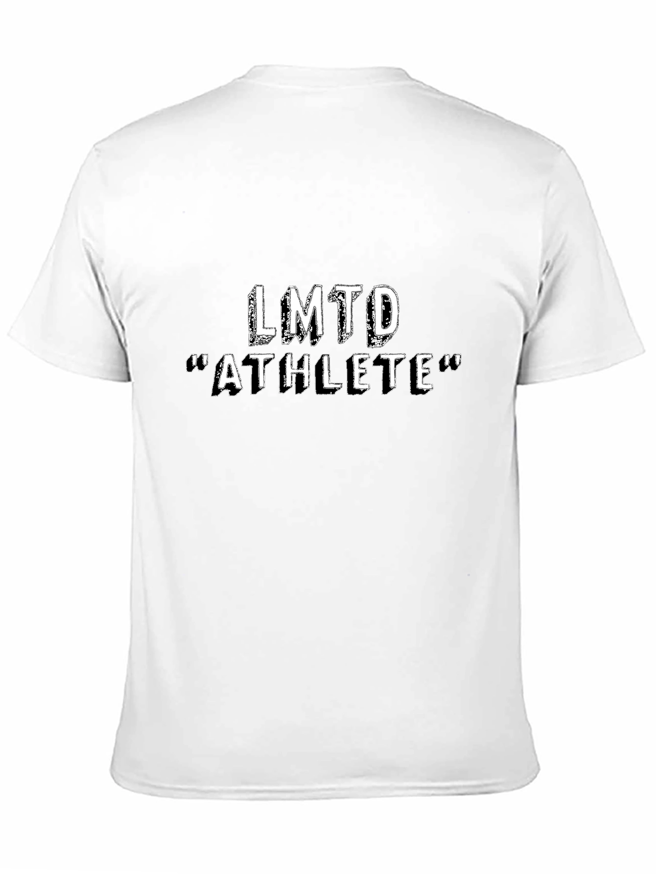 LMTD Athlete Graphic Black T-Shirt Casual Wear