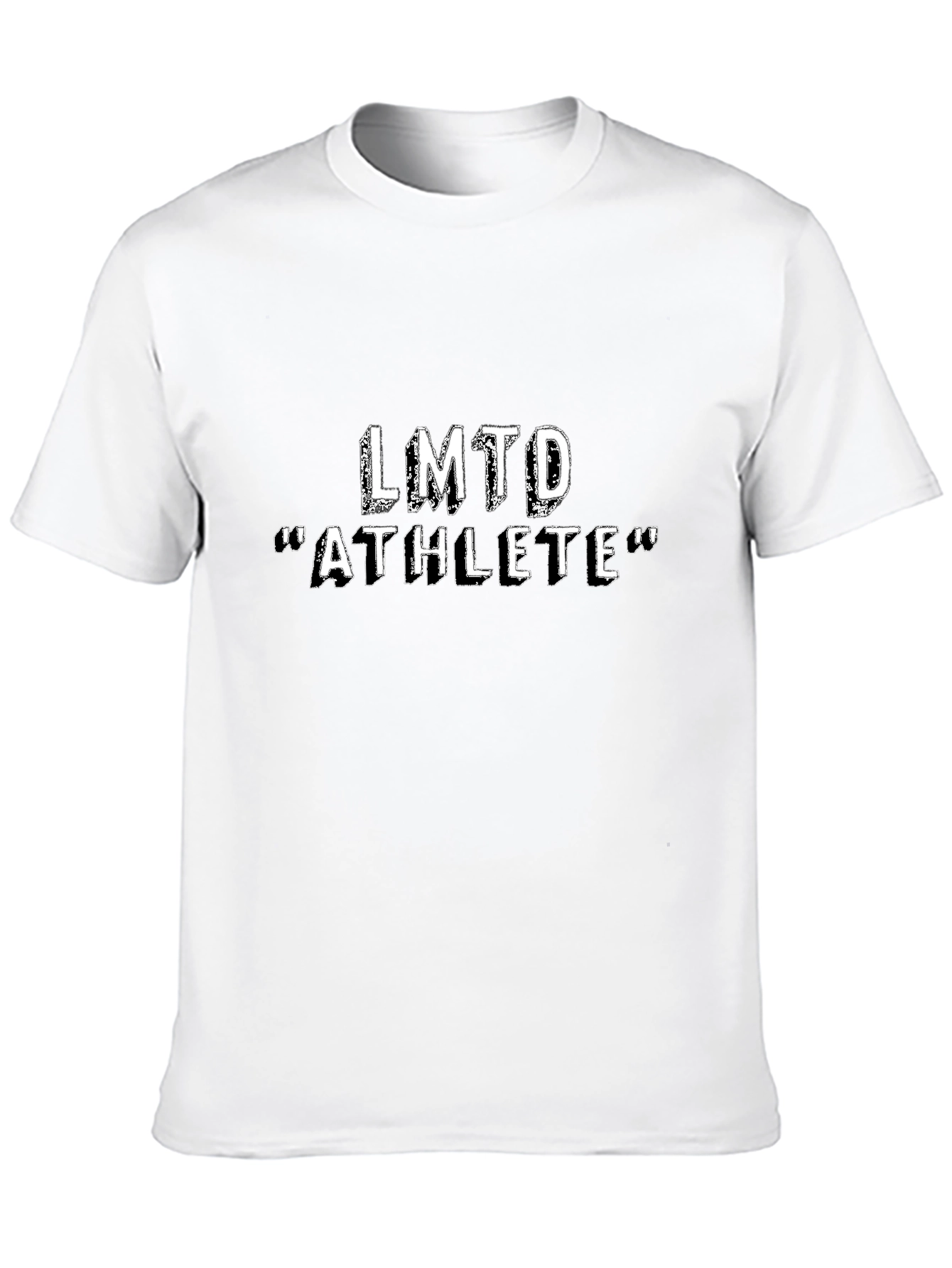 LMTD Athlete Graphic Black T-Shirt Casual Wear