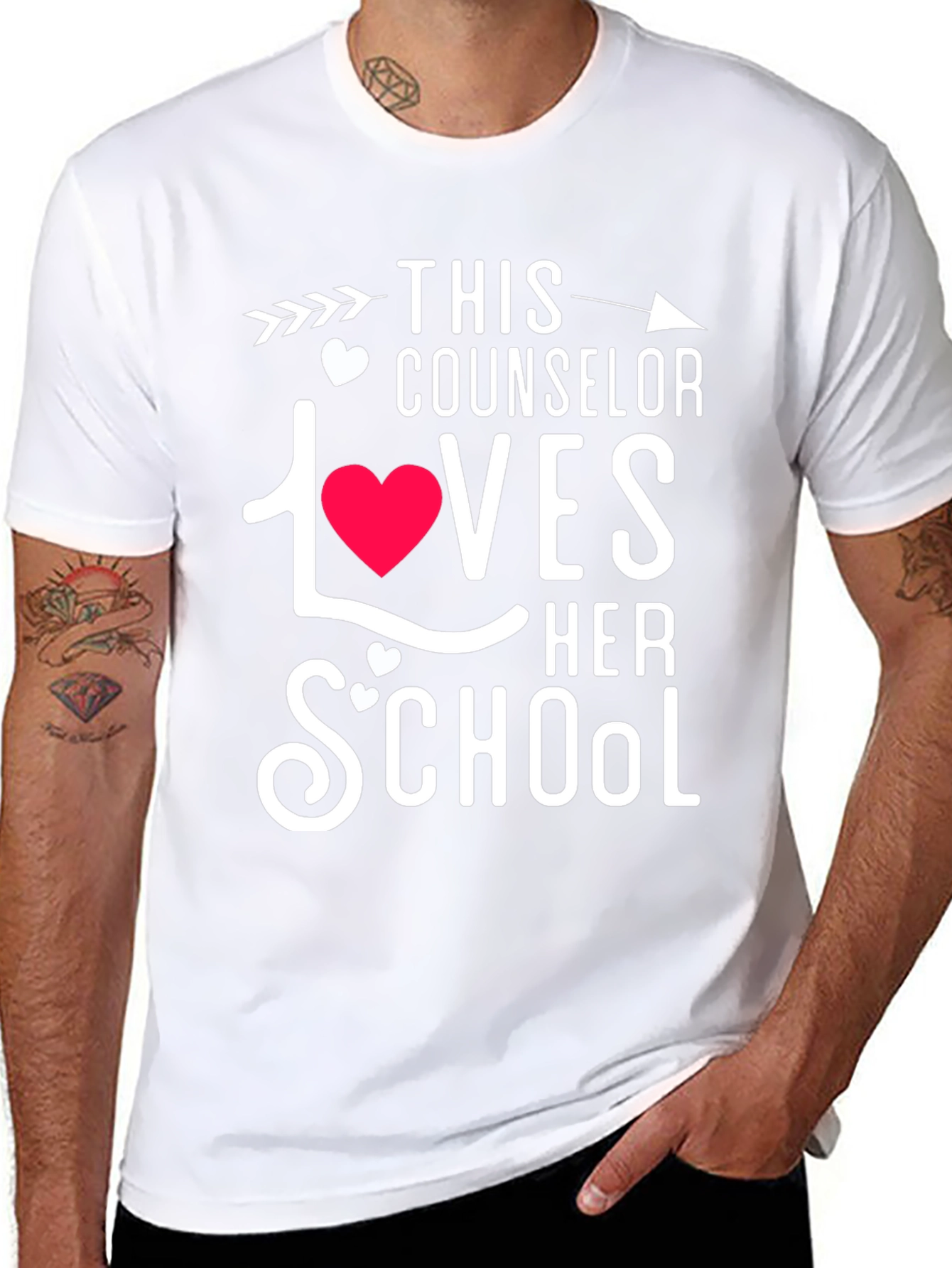 Counselor Loves School T-Shirt