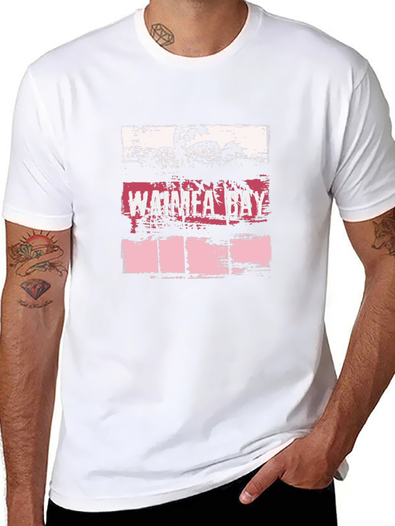 Waimea Bay Graphic T-Shirt - Island Vibes