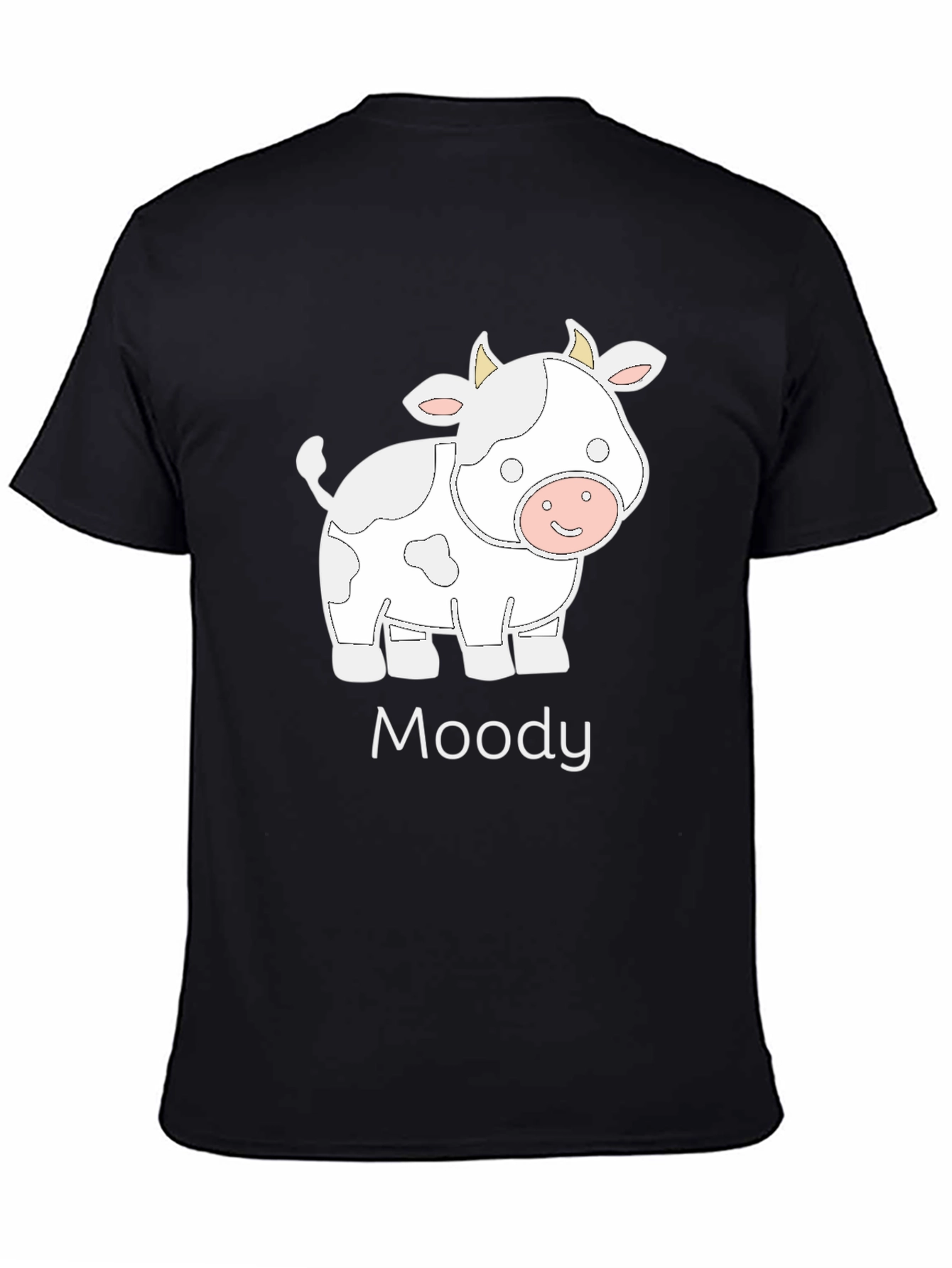 Moody Cow Graphic T-Shirt - Soft Cotton Tee