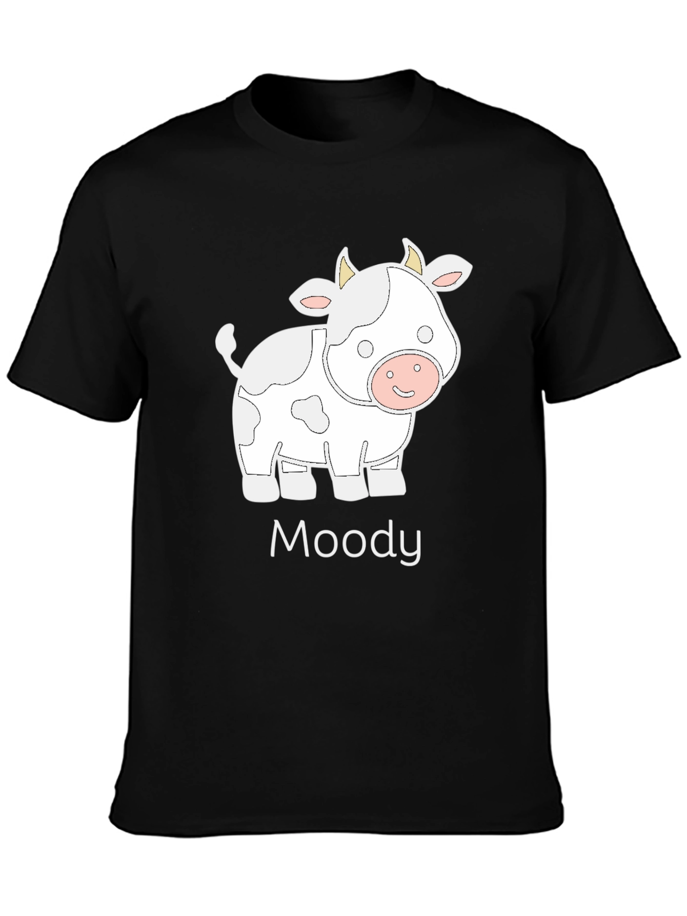 Moody Cow Graphic T-Shirt - Soft Cotton Tee