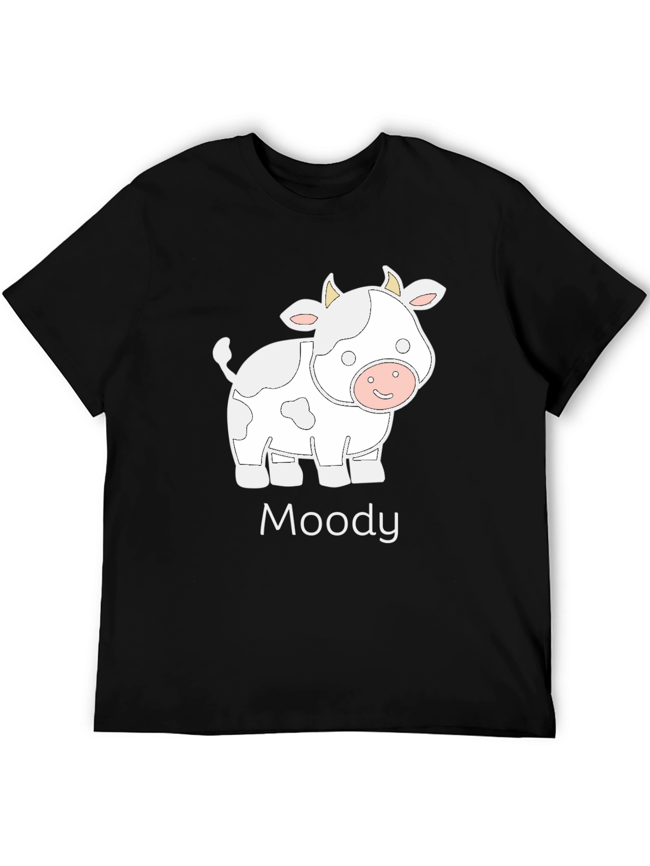 Moody Cow Graphic T-Shirt - Soft Cotton Tee
