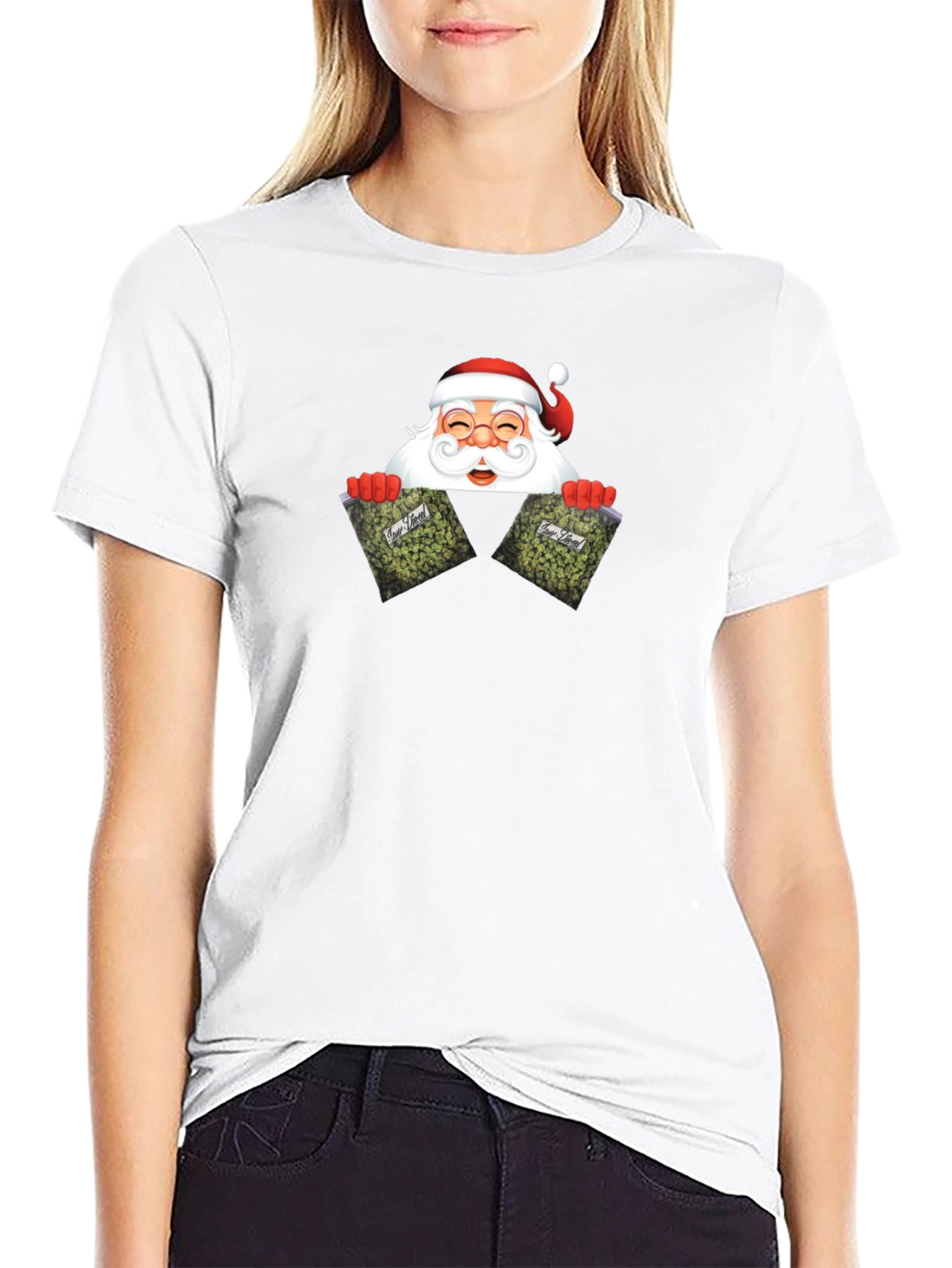 Santa Weed Christmas T-Shirt