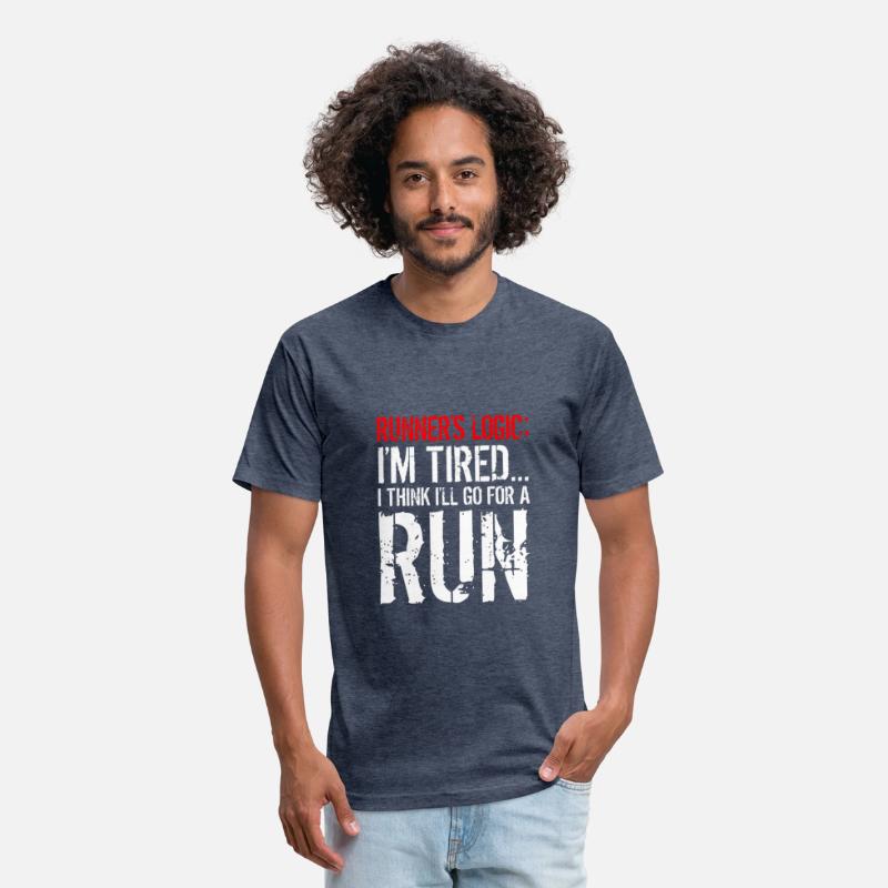Runner's Logic Funny Quote Running Tshirt Runner