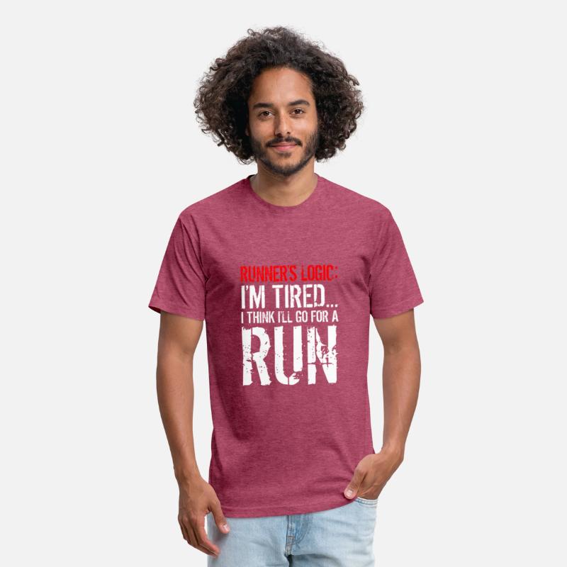 Runner's Logic Funny Quote Running Tshirt Runner