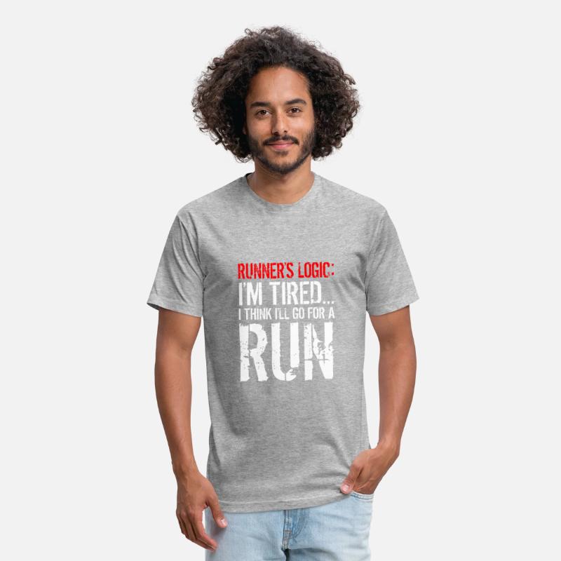 Runner's Logic Funny Quote Running Tshirt Runner