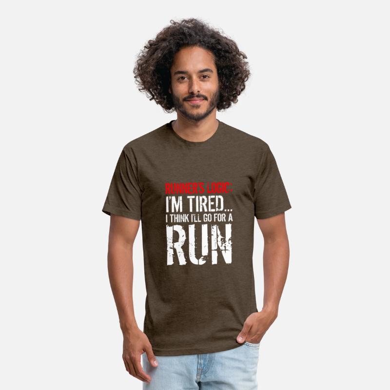 Runner's Logic Funny Quote Running Tshirt Runner