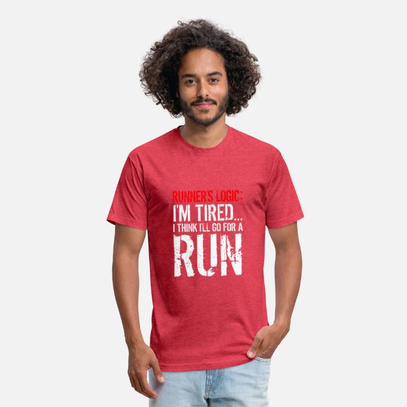 Runner's Logic Funny Quote Running Tshirt Runner