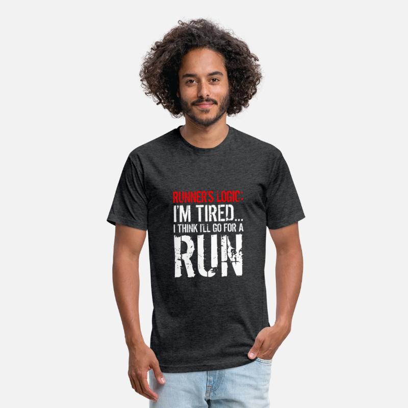 Runner's Logic Funny Quote Running Tshirt Runner