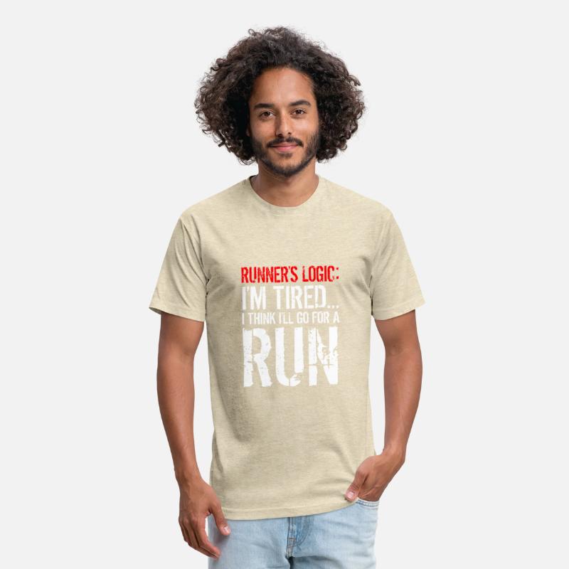 Runner's Logic Funny Quote Running Tshirt Runner