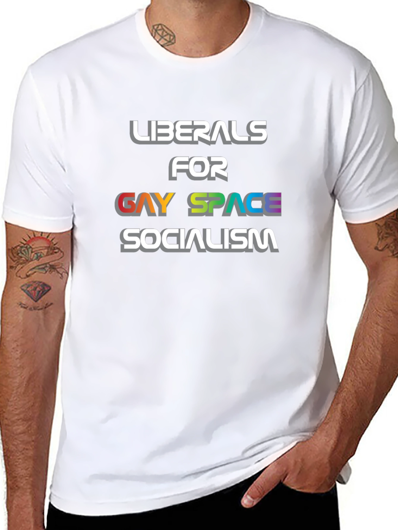 Liberals for Gay Space Socialism T-Shirt
