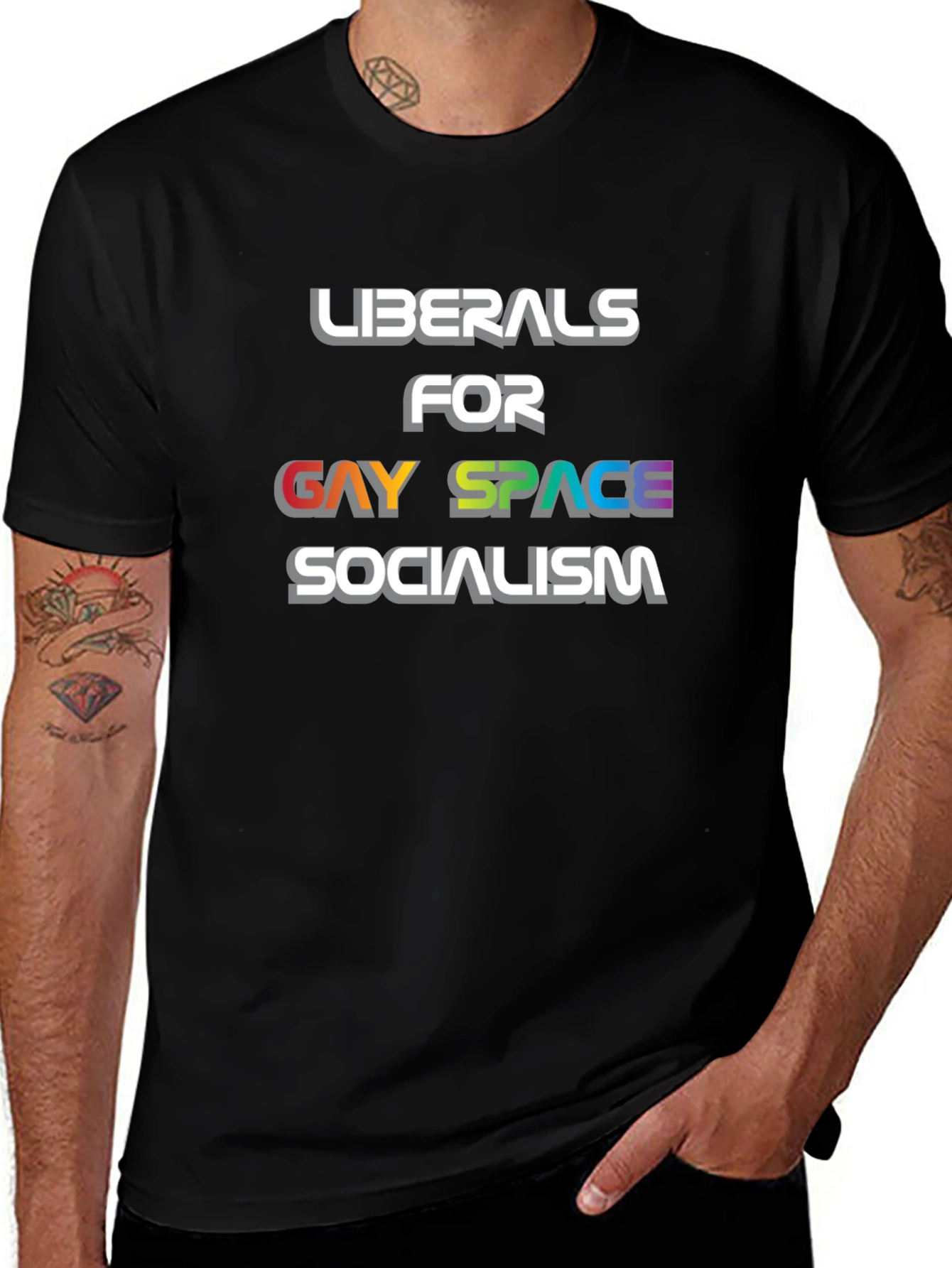 Liberals for Gay Space Socialism T-Shirt