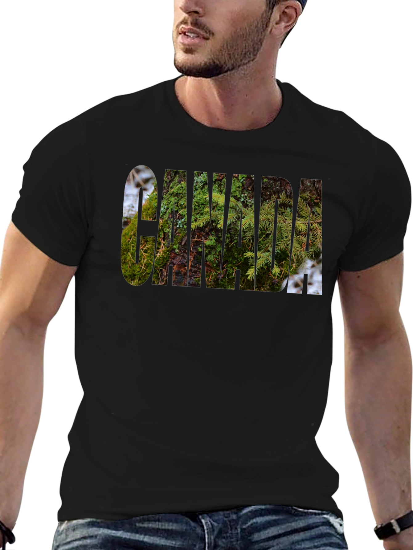 Canada Nature T-Shirt - Unisex Black Tee