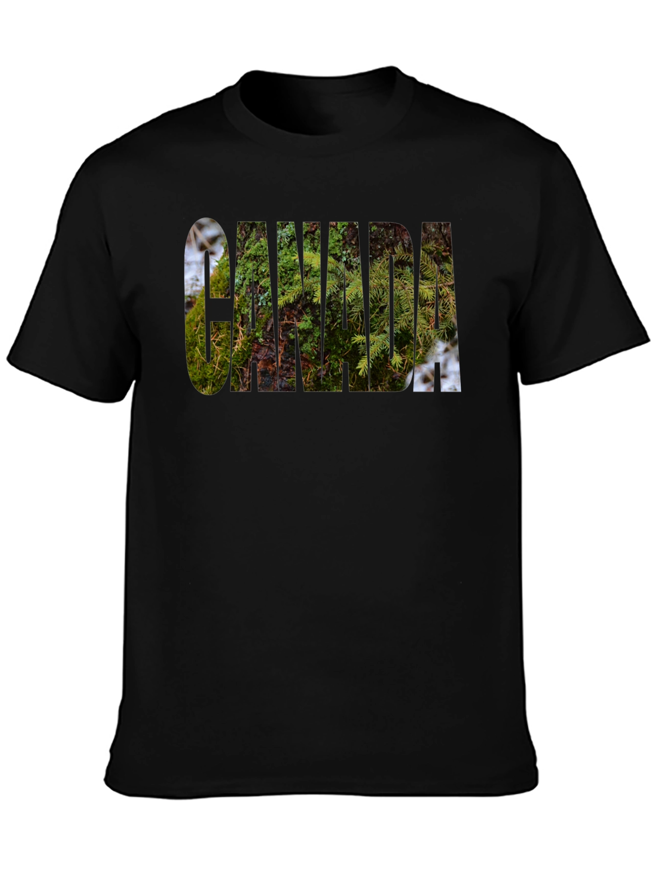 Canada Nature T-Shirt - Unisex Black Tee